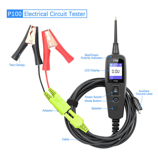 JDiag P100 Automotive Circuit System Tester för Bilar och Lastbilar