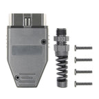 Universal OBD2 16 Pin Male Plug Connector - Black