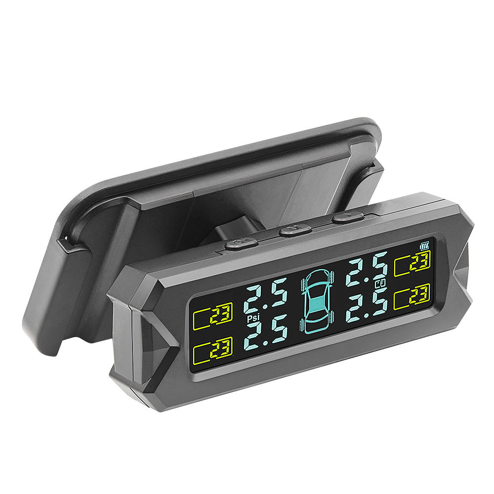Solenergi TPMS Externa Sensorer för Bilstyrtryck