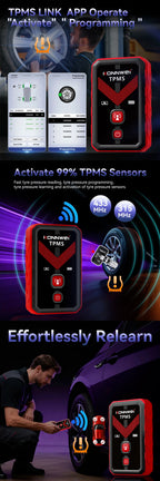 KONNWEI TK100 TPMS-programmeringsverktyg (TPMS Program Tool) - Felkodsläsare