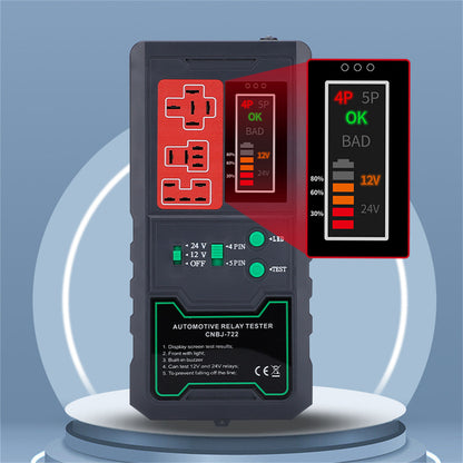 Auto Relay Tester CNBJ-722 - Trådlös Bil Relä Tester