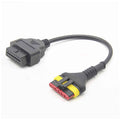 6pin Connector för Benelli OBD2 Motorcykel Adapter Adapterkabel