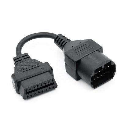 OBDI 17 Pin Kabel för Mazda till OBDII 16 Pin Diagnosverktyg