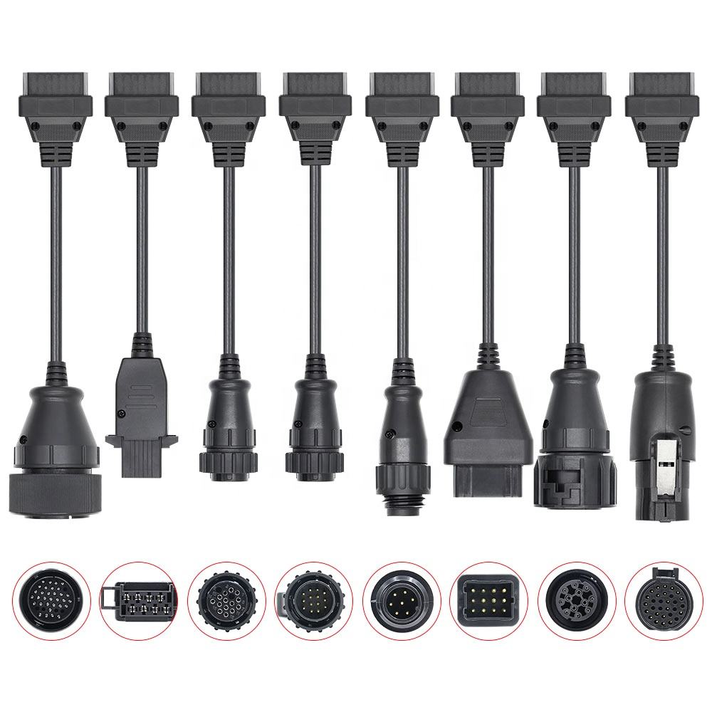 Truck Cable Kit 8in1 OBD1 till OBD2 Connector