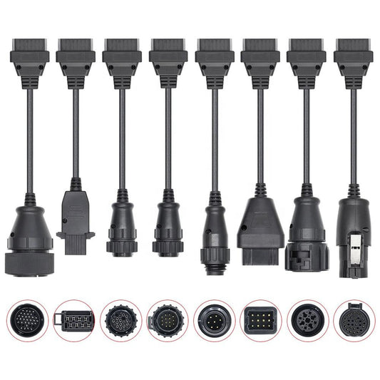 Truck Cable Kit 8in1 OBD1 till OBD2 Connector