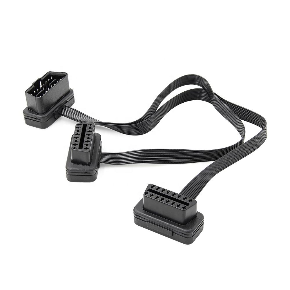 Hottest Selling Y Type Flat OBD Obd2 Splitter Cable
