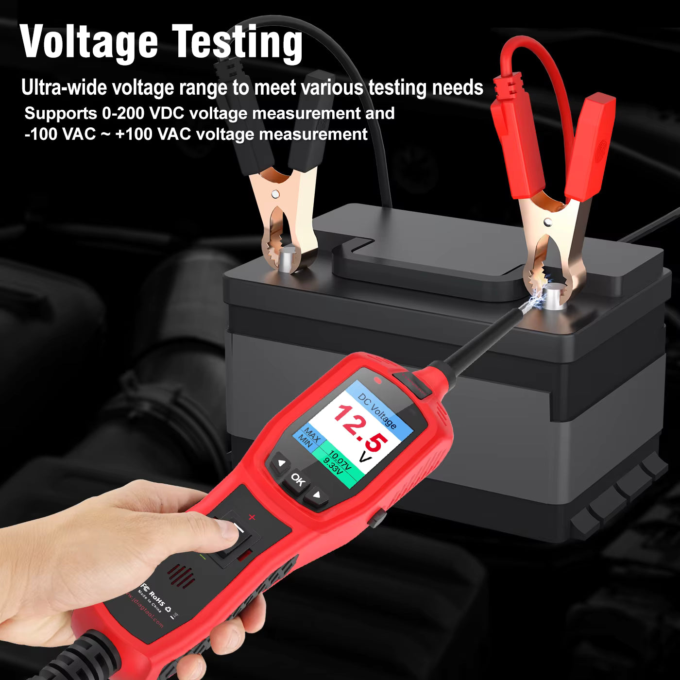TopDiag P180 Kretsprovare – Testa bilens elnät 9–30V