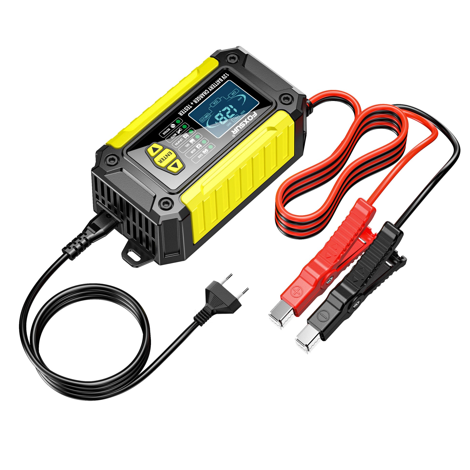 FOXSUR FTC-1206 Bilbatteriladdare 6V/12V 6A
