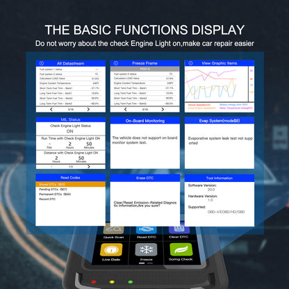 Humzor Nexzcheck NC610 2in1 OBD2 Code Reader