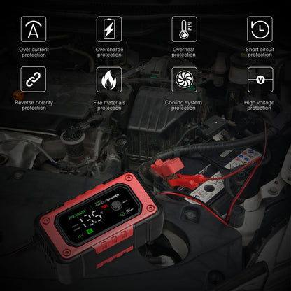 FOXSUR FBC1207E 12V/7A Smart Batteriladdare