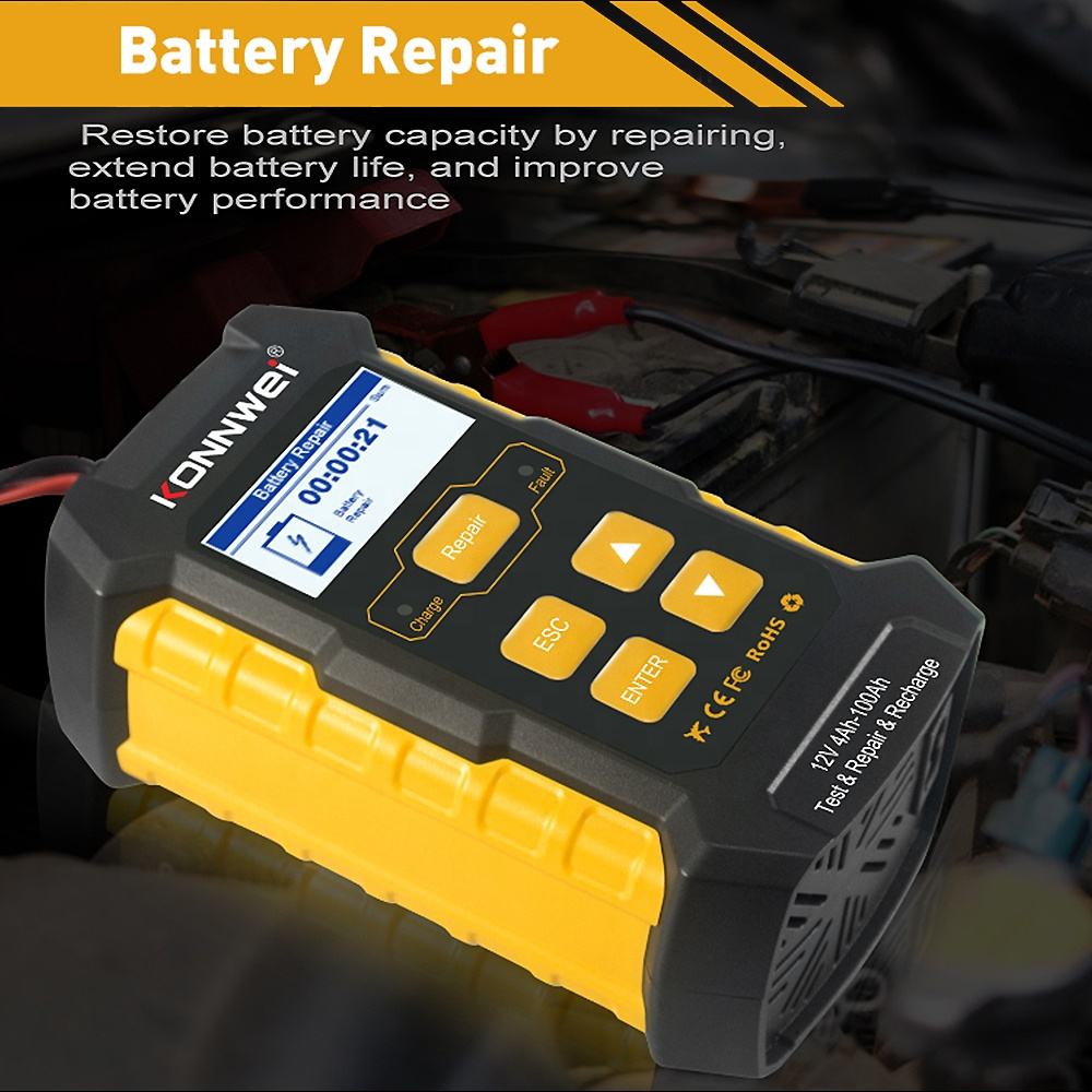 KONNWEI KW510 Bil 12V Batteritestare Laddningsverktyg