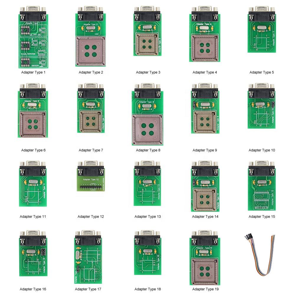 Full 19 Adapters för UPA USB Programmer