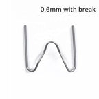 100pcs Plastsvetsningsspik 0.6mm 0.8mm för Plastsvetspistol