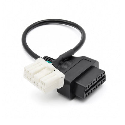 12-pin OBD2-kontakt till 16-pin OBD2 för Tesla Model S/X
