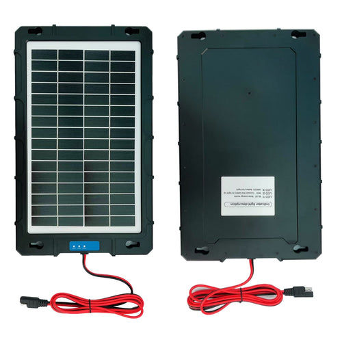 12V 7,5W portabel vattentät solpanel - Felkodsläsare