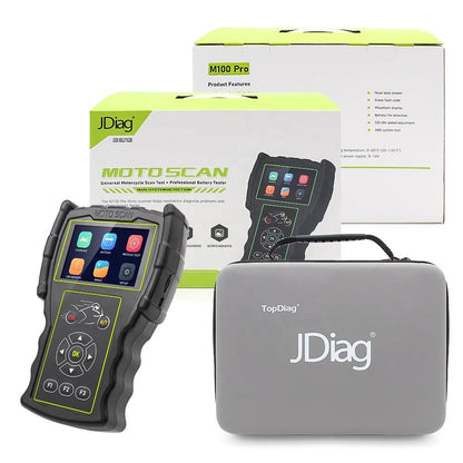 JDiag M100 Pro Universell Motorcykel OBD2 Diagnostik Scanner