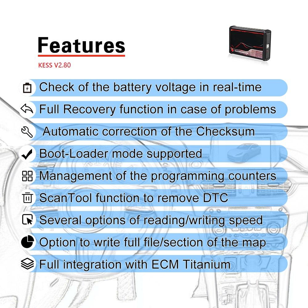 Original Red Board Kess V5.017 OBD2 ECU Chip Tuning Tool