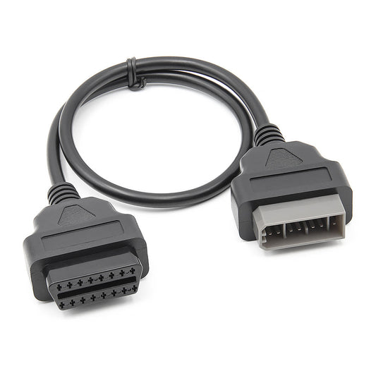 Ny Stil 14 Pin OBD1 till 16 Pin OBD2 Kabelkoppling för Nissan