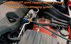 R1234YF till R134A lågtryckssnabbkoppling för bilens AC-system