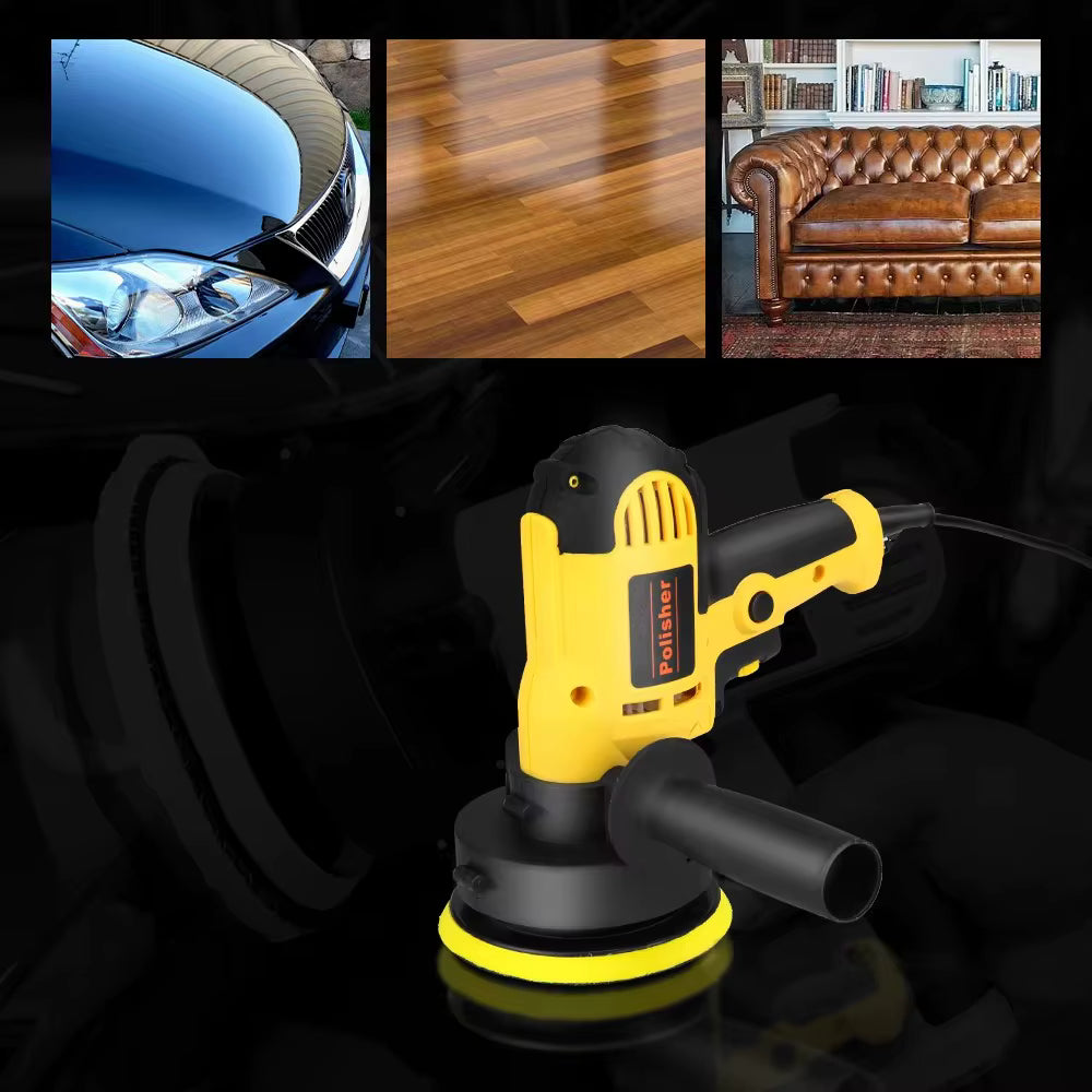 Polermaskin 700W – 5" (12,7 cm) rondell, upp till 3700 rpm (bilvård & vaxmaskin)