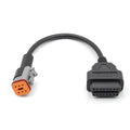 OBD2-kabel för Harley Davidson 6PIN till 16PIN OBD2-adapter - Felkodsläsare