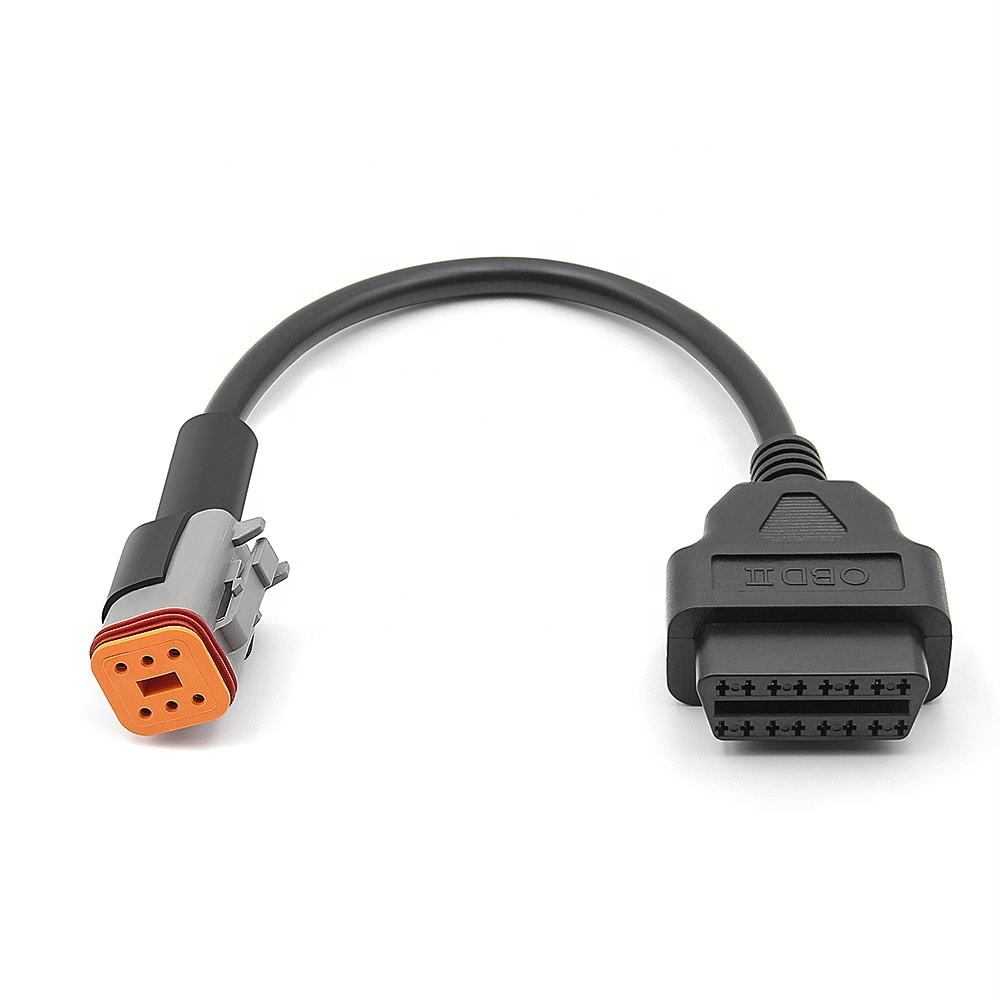 OBD2-kabel för motorcykel 6PIN till 16PIN OBD2-adapter