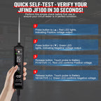 JFIND JF100 Power Probe / kretsprovare med digital display