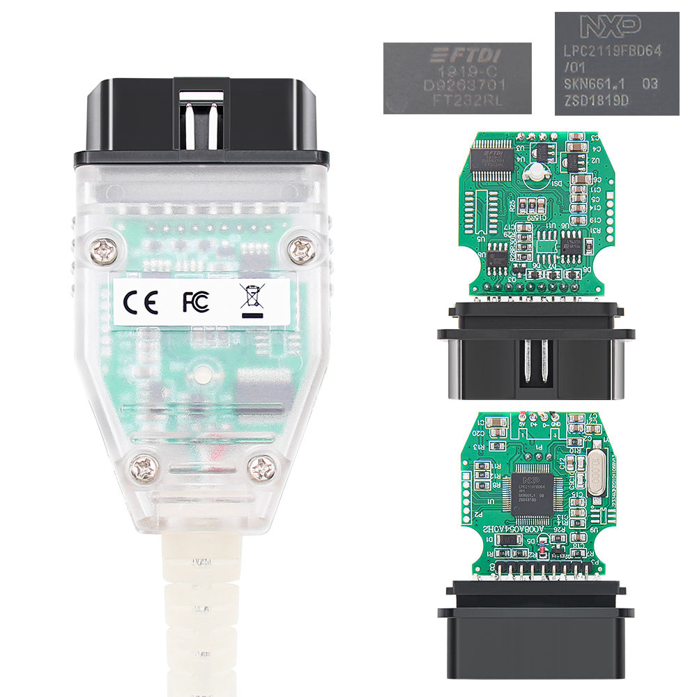 FT232RL Chip Mini J2534 OBD2 16pin Diagnostic Scanner för TOYOTA