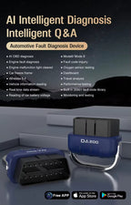 ELM327 OBD2-kodläsare DA200 med AI-intelligent diagnostik och 25k80-chip Felkodsläsare