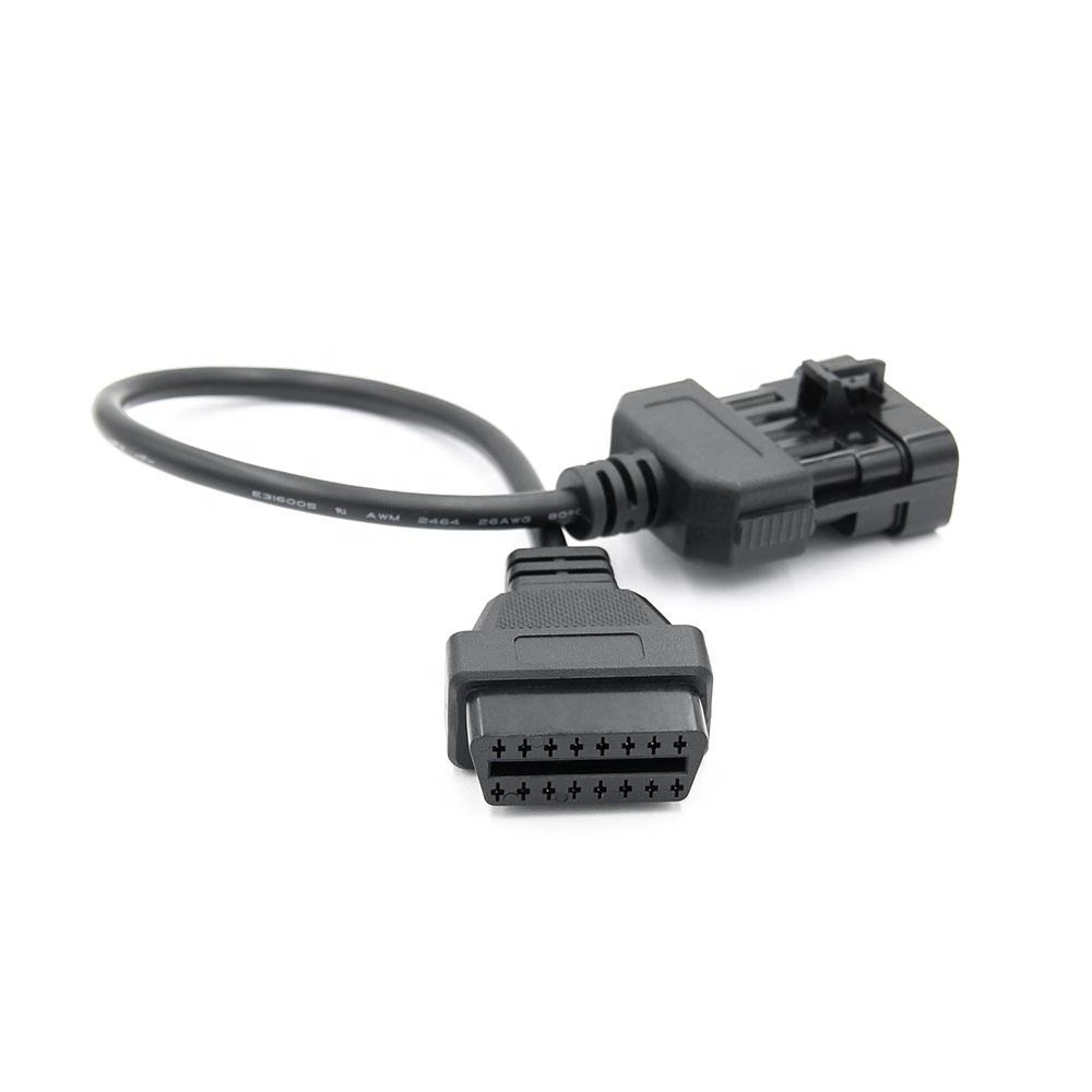 10 Pin till OBD2 16 Pin Connector Kabel för Vauxhall och Opel