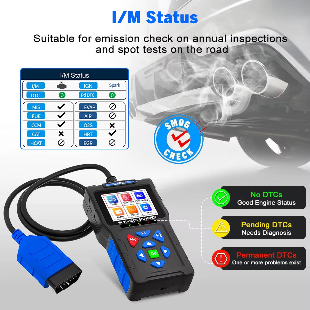 Felkodsläsare - JFIND JF700 PRO OBD2 Diagnosverktyg