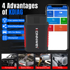 Konnwei KDIAG OBD2 Scanner – Fullsystem & Specialfunktioner