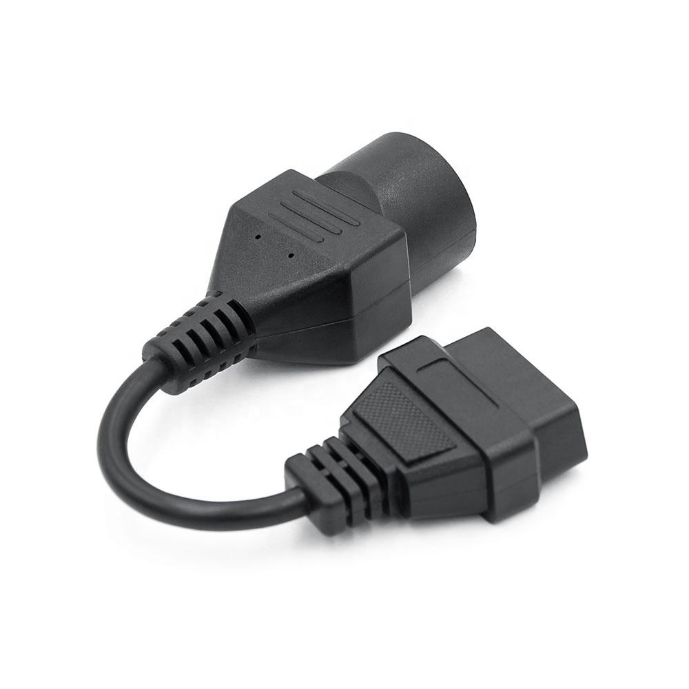 OBDI 17 Pin Kabel för Mazda till OBDII 16 Pin Diagnosverktyg