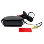 2-i-1 LCD Vattentemperaturmätare & Voltmeter 12V/24V – Digital bilinstrument med 10mm temperaturgivare Tillbehör