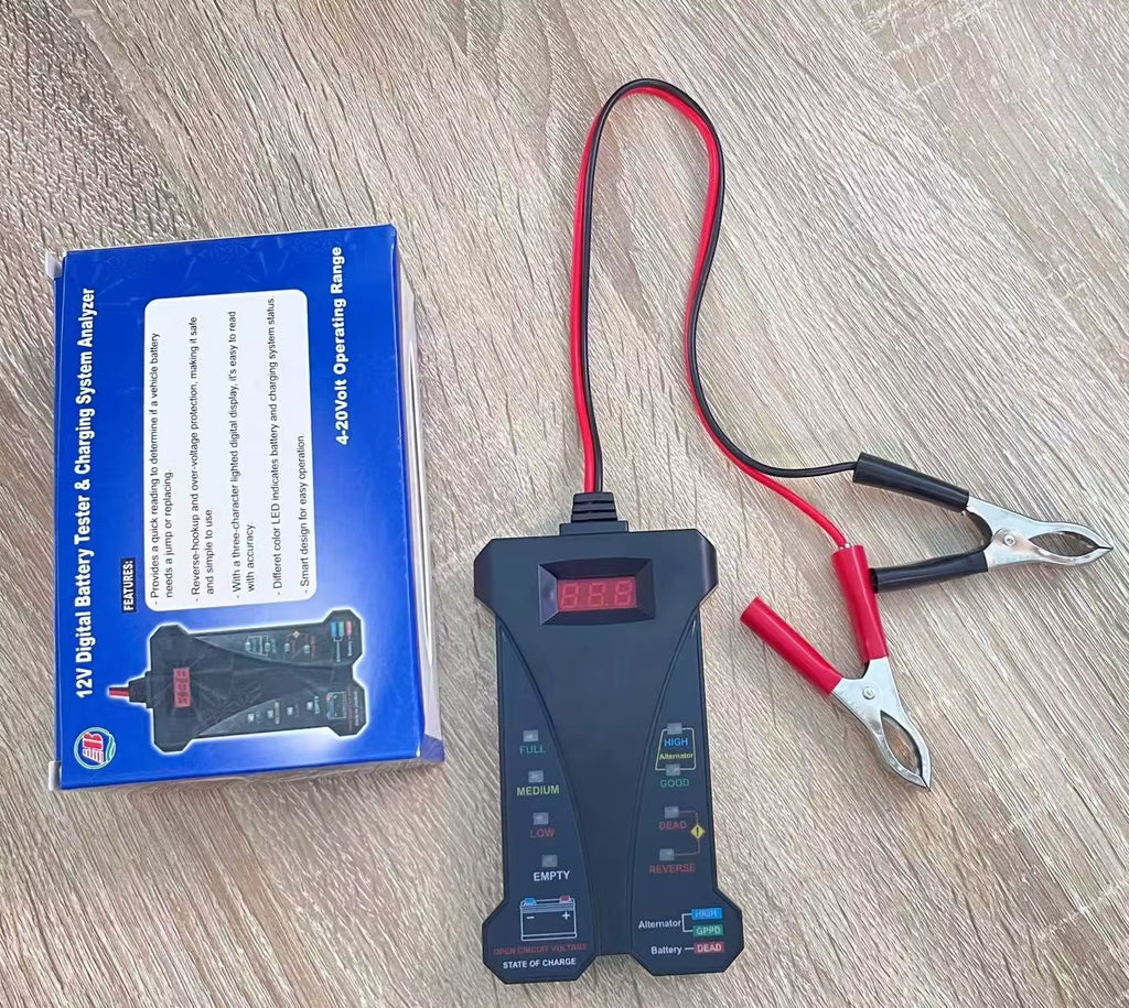 CNBJ-805A – 12V Digital Batteritestare med LED & Laddningssystem-Analys Testverktyg