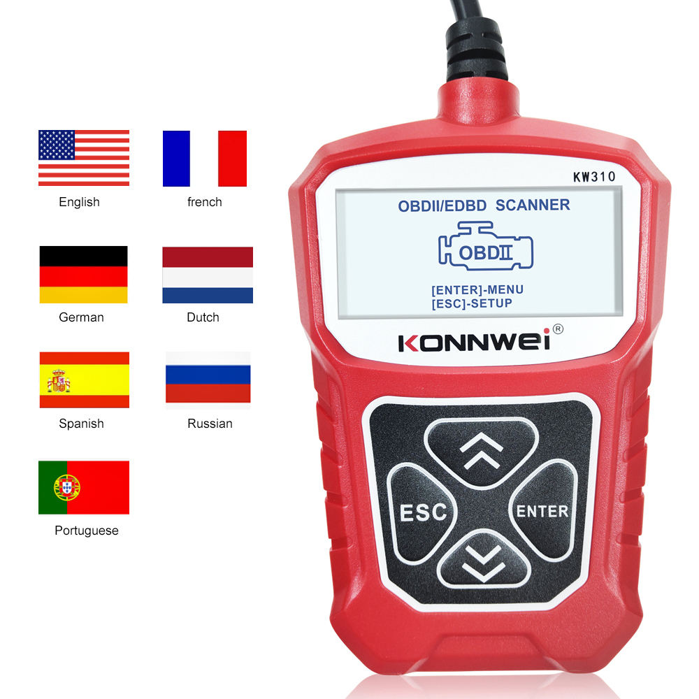 Multi-Functions Auto Diagnostic Tool Scanner KW310
