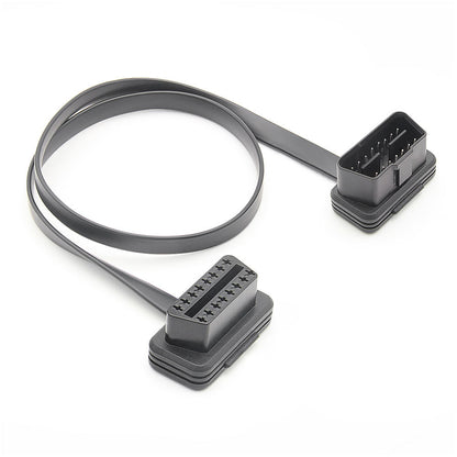 OBD2 Flat Extension Cable Manlig till Kvinna Diagnostikadapter