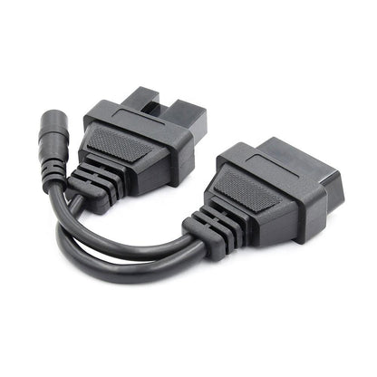 OBD 16-pin hane till 12-pin diagnos kabel för Mitsubishi