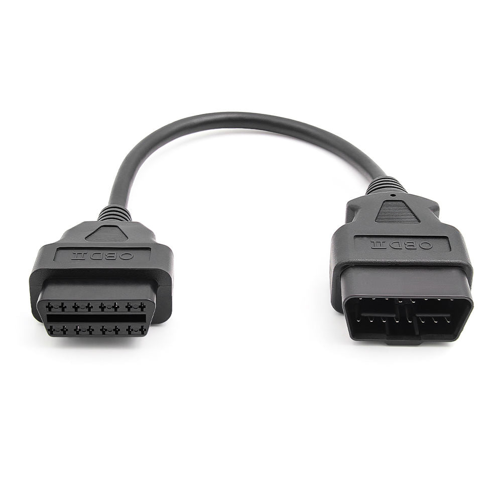 30CM OBD2 Förlängningskabel Han till Hona 16-pin