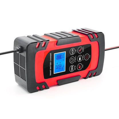 Bilbatteriladdare 12V 24V med 6 skyddsfunktioner