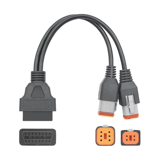16PIN OBD2 Connector 2IN1 4PIN+6PIN för Harley Motorcycle