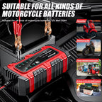 FOXSUR 6V/12V Smart Batteriladdare – Automatisk & Säker