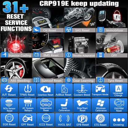 OBD2 Full System Scanner LAUNCH X431 CRP919E