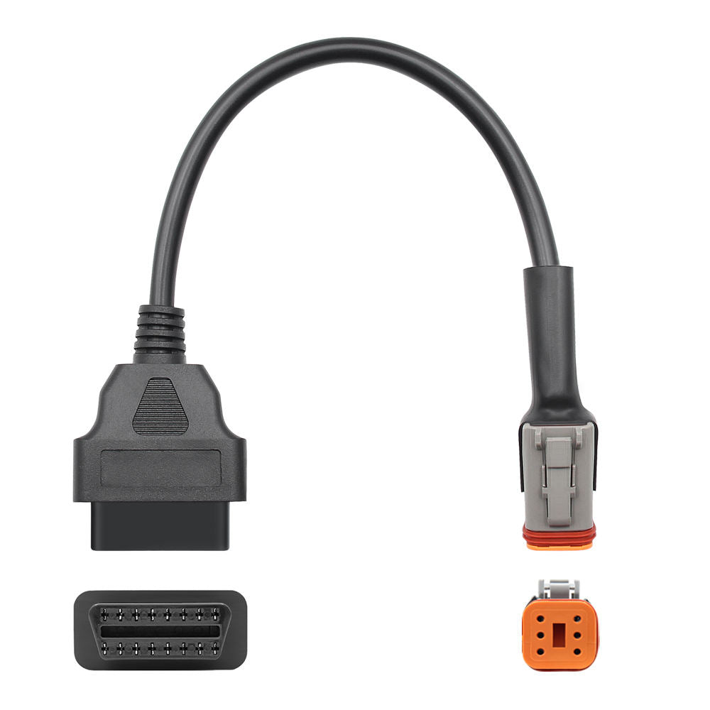 OBD2-kabel för motorcykel 6PIN till 16PIN OBD2-adapter