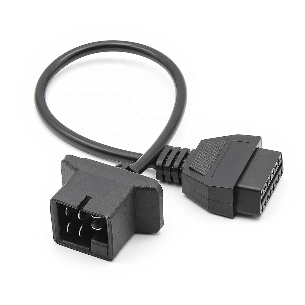 6PIN OBD Adapter för Chrysler OBD1 till 16PIN OBD2