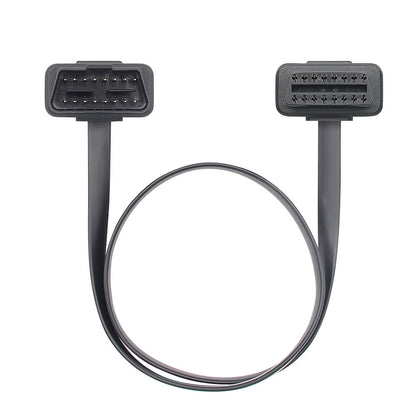 OBD2 Flat Extension Cable Manlig till Kvinna Diagnostikadapter