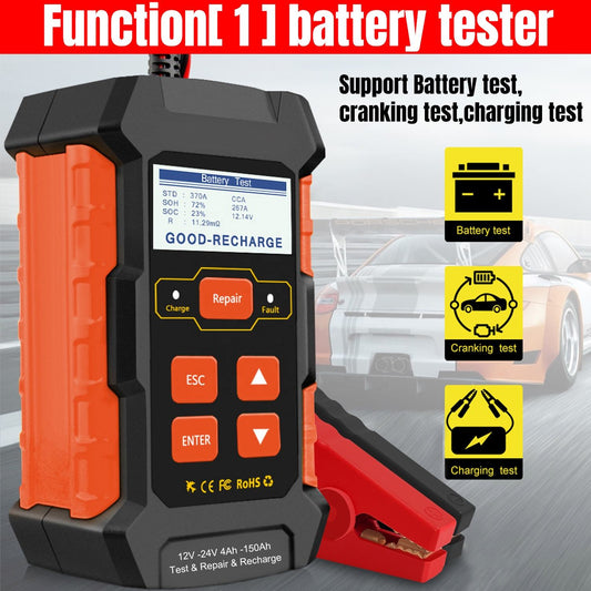 Multi-funktion Konnwei KW520 Batteriladdare och Tester