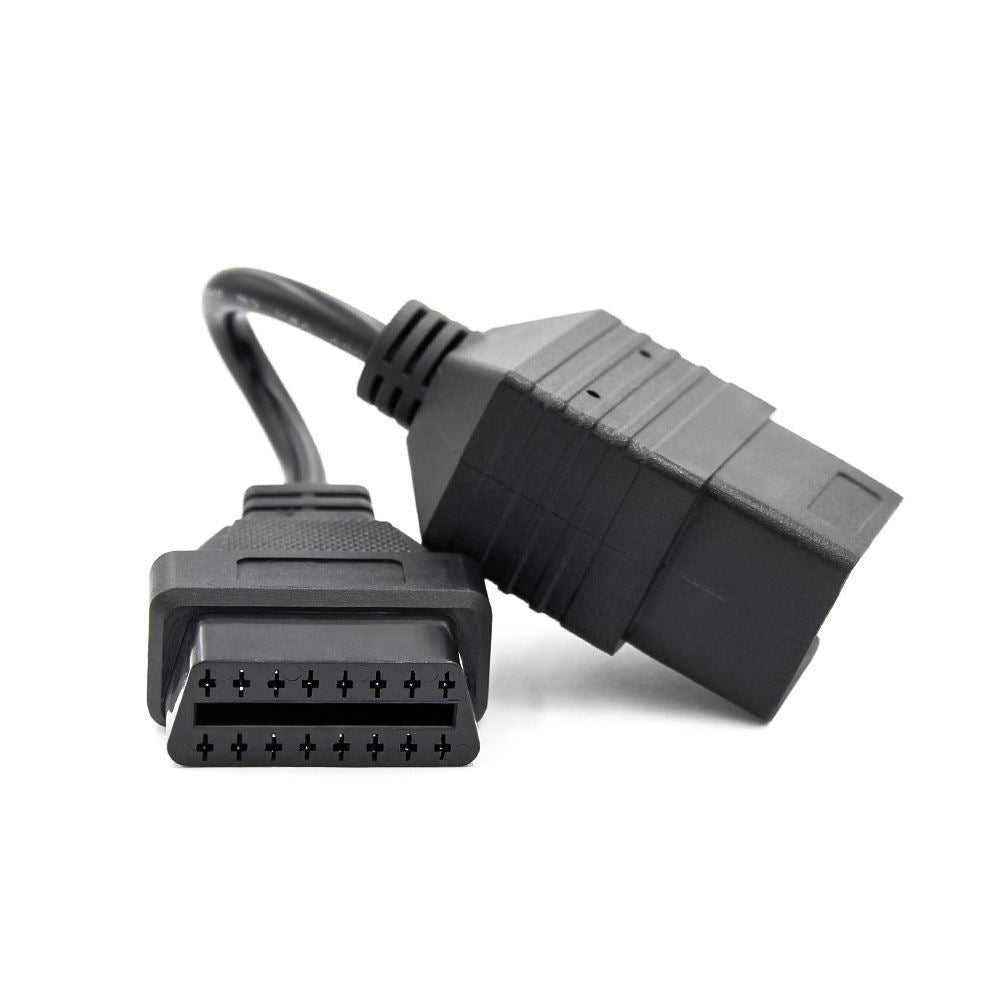 Toyota 17-Pin OBD1 till OBD2 16-Pin Adaptern