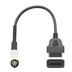 OBD-motorcykelkabel för Yamaha 3 Pin Plug till OBD2 16 Pin Adapter