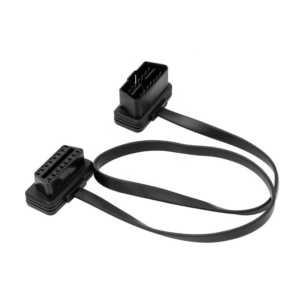 OBD2 Kabel Förlängning 16pin OBD Kabel 60cm 12v 24v